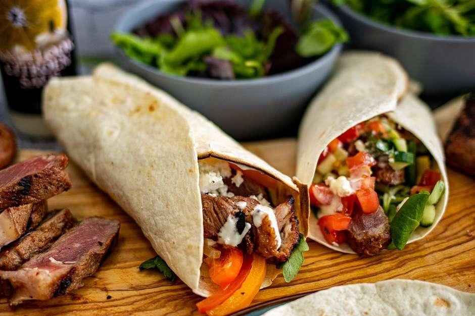 Tortilla wrap recept