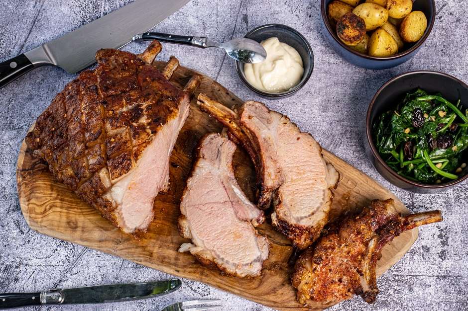 Iberico french rack recept