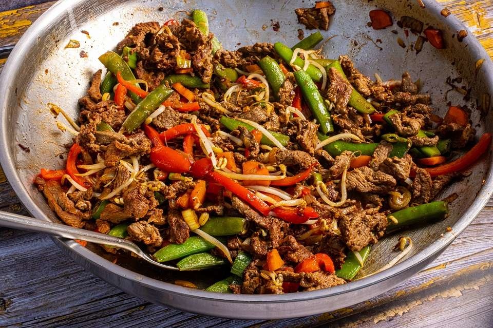 beef teriyaki wokken