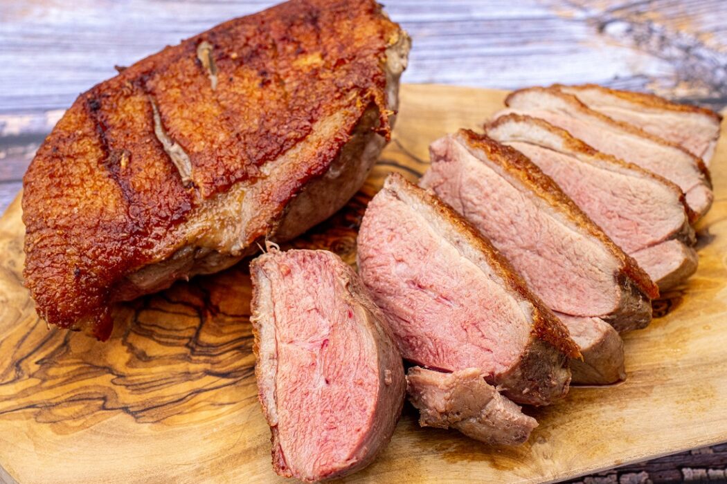 Gebakken eendenborst