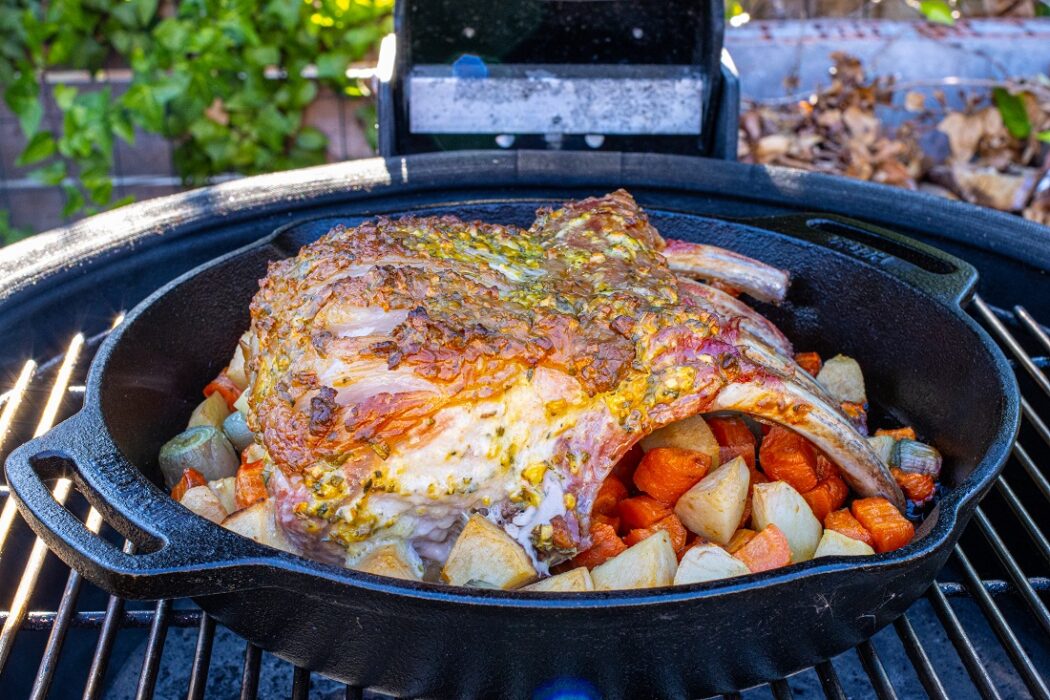 Varkensrack op de BBQ