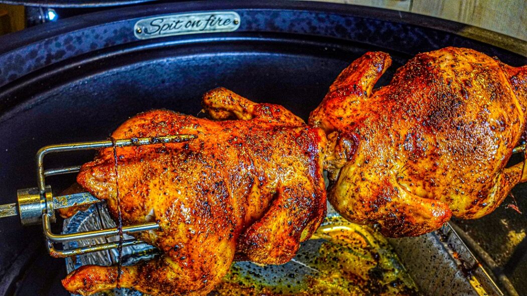 kip aan het spit bbq