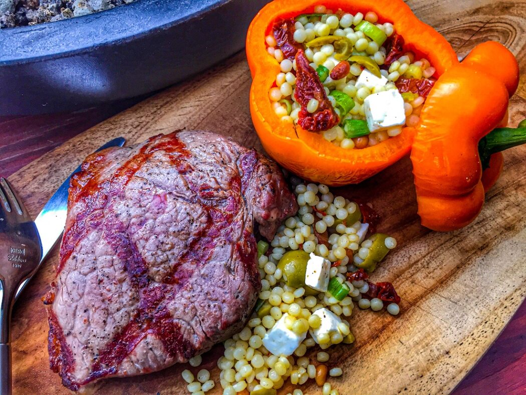 gevulde paprika met couscous