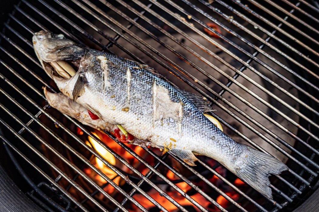 gegrilde zeebaars inamood