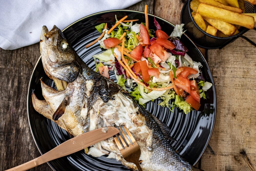 gegrilde zeebaars