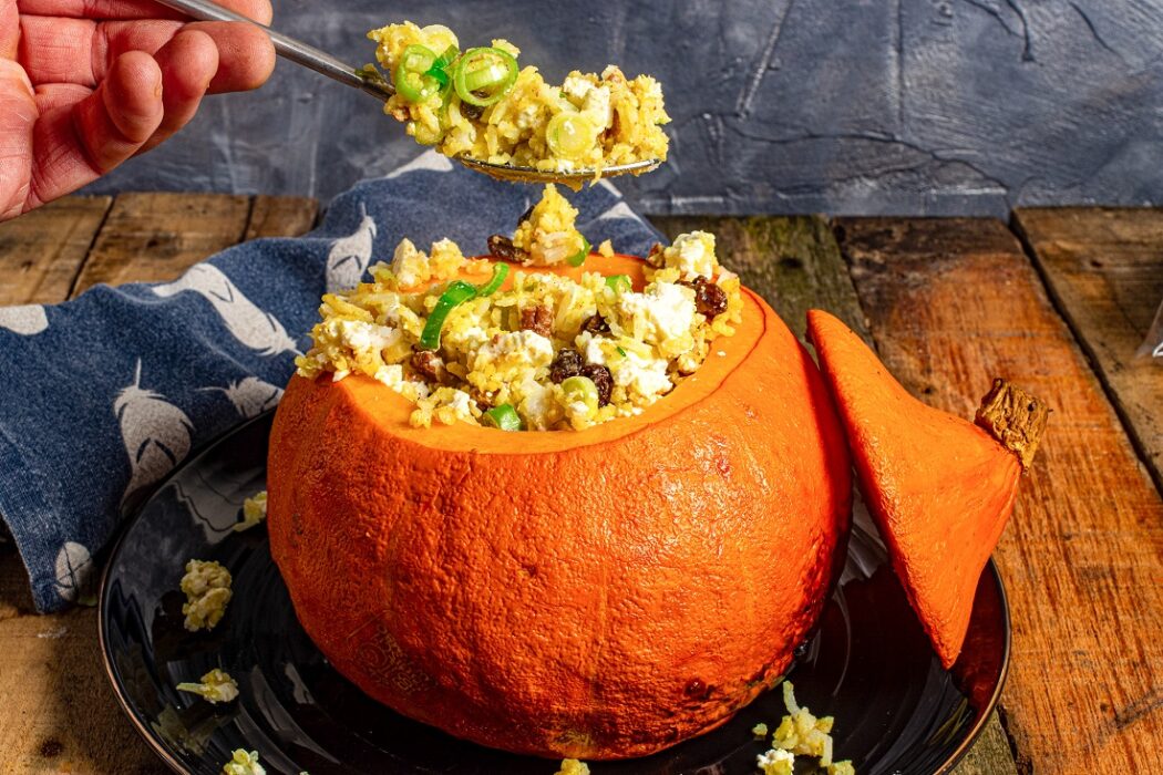 gevulde pompoen