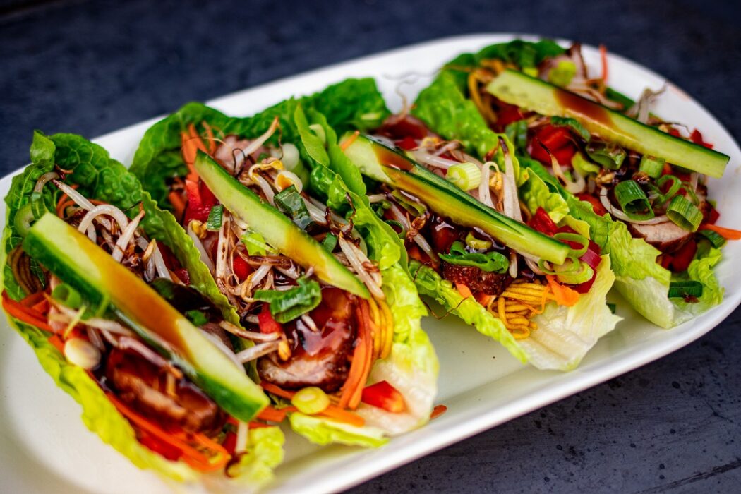 gegrilde eendenborst