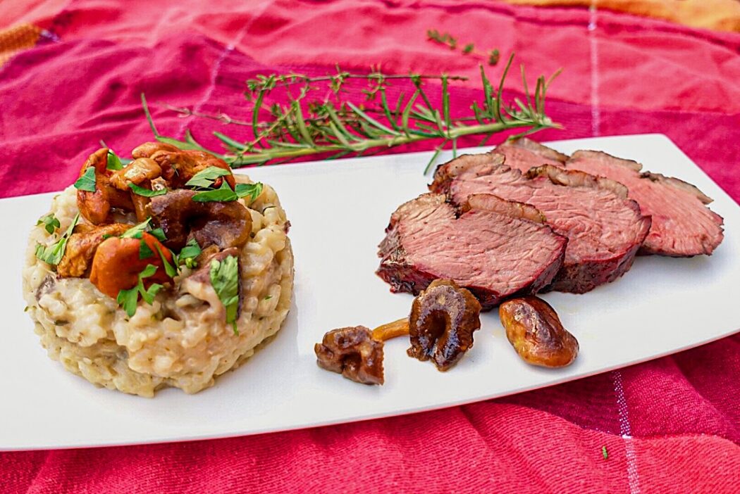 paddenstoelen risotto