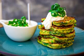Courgettekoekjes bbq