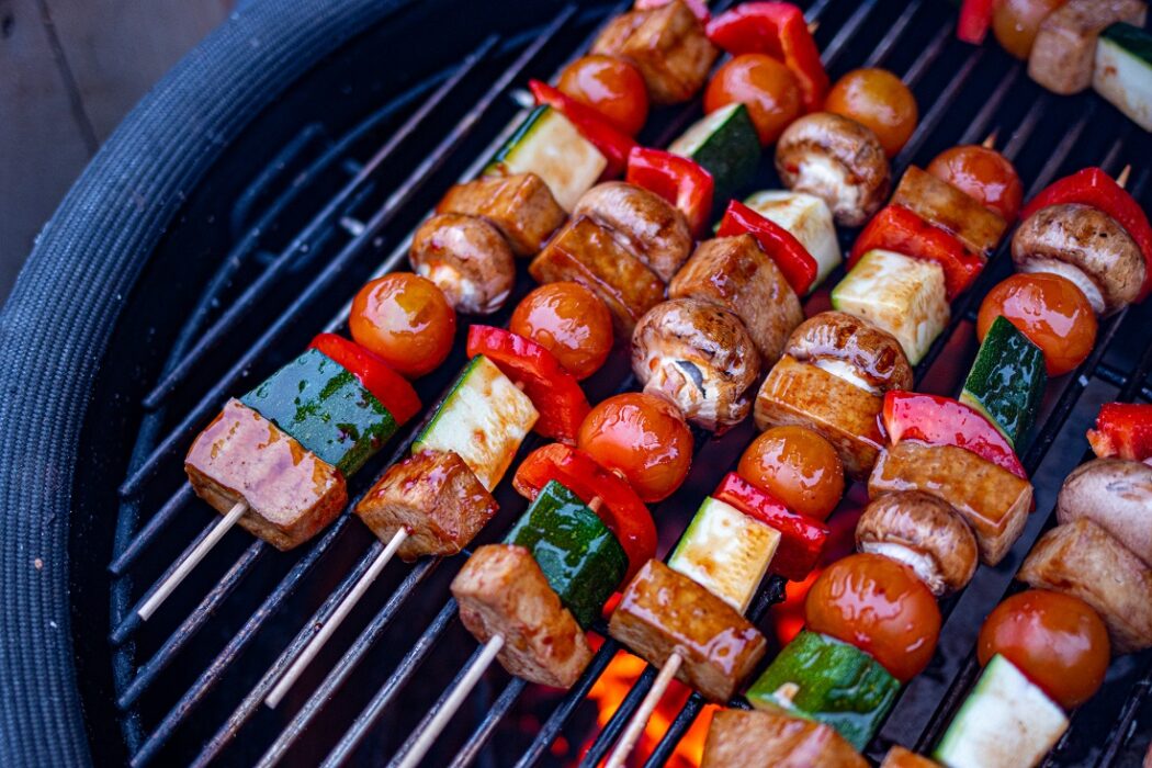 tofu kebab spies bbq