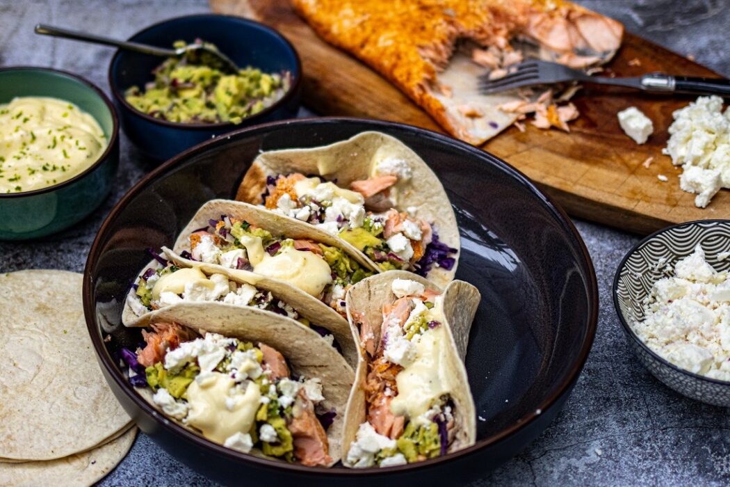 tacos met zalm
