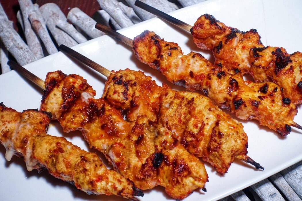 Kipspiesjes in Paprika Marinade