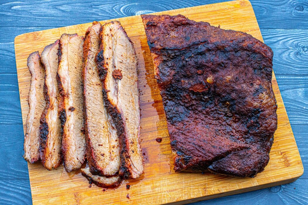 brisket op de bbq