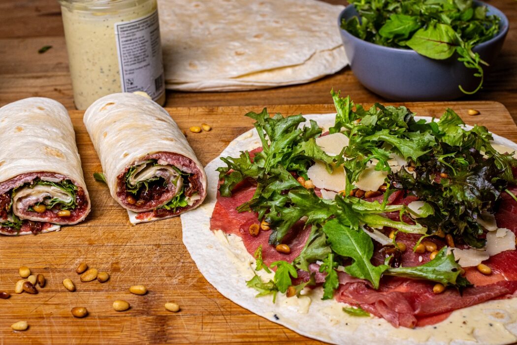 Carpaccio wraps