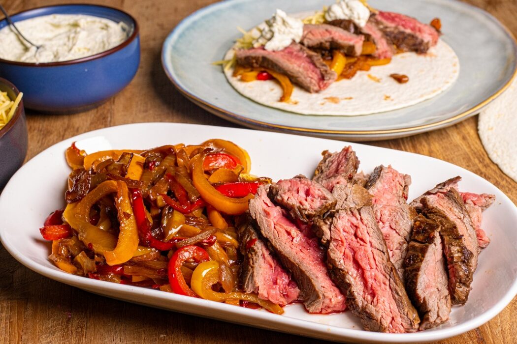 bavette fajitas